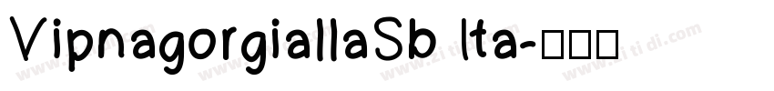 VipnagorgiallaSb Ita字体转换